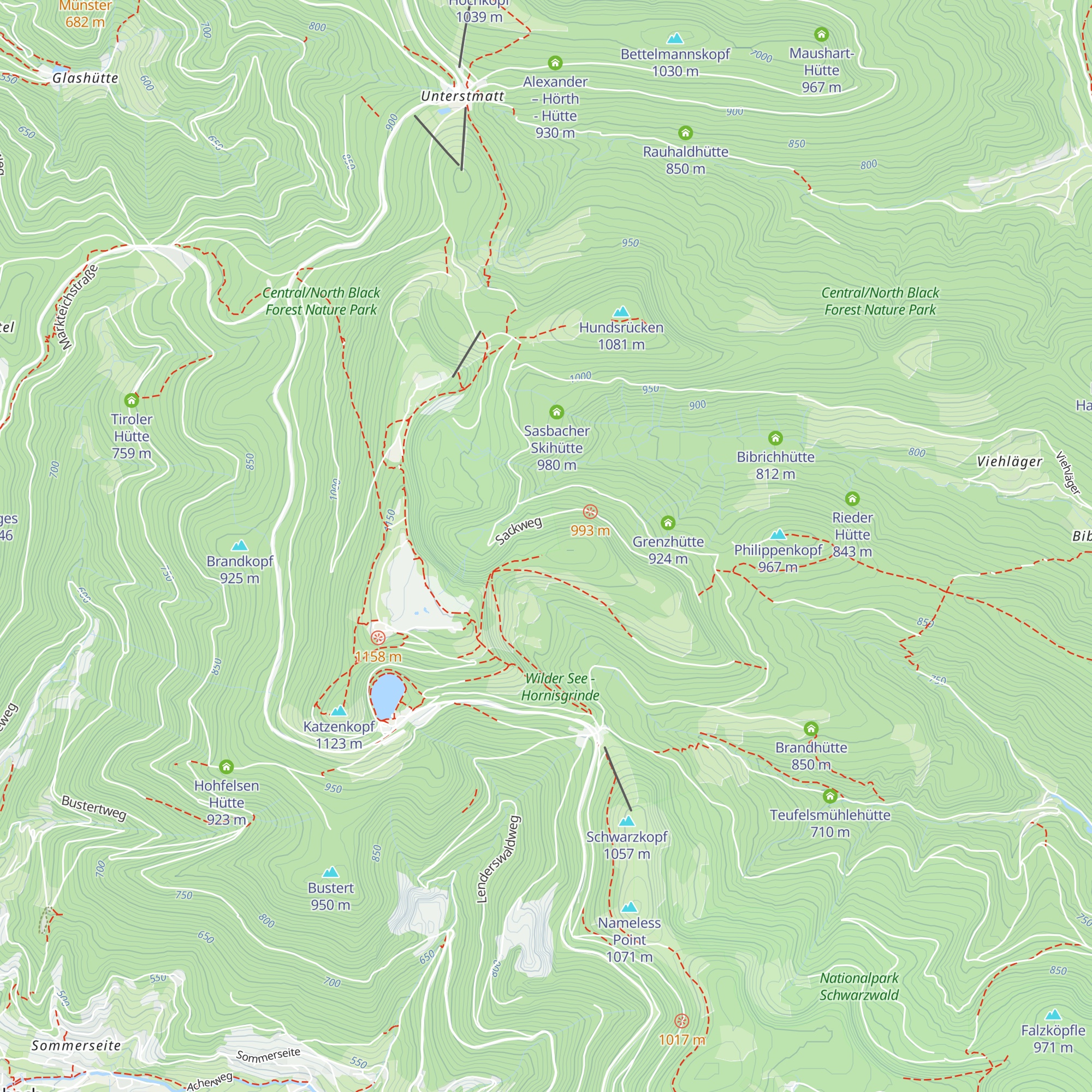 Brettelhupferhütte map