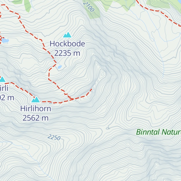 Map of Stockhorn