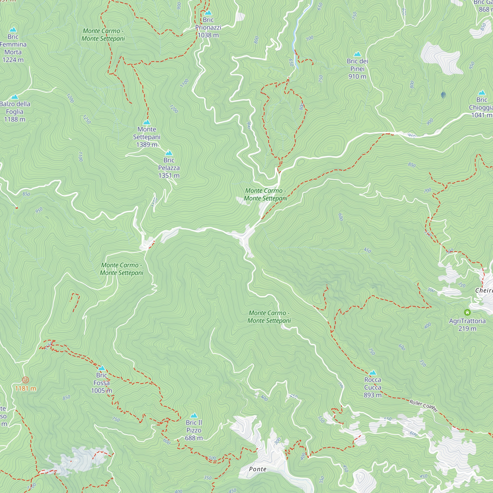 Cà del Mago map
