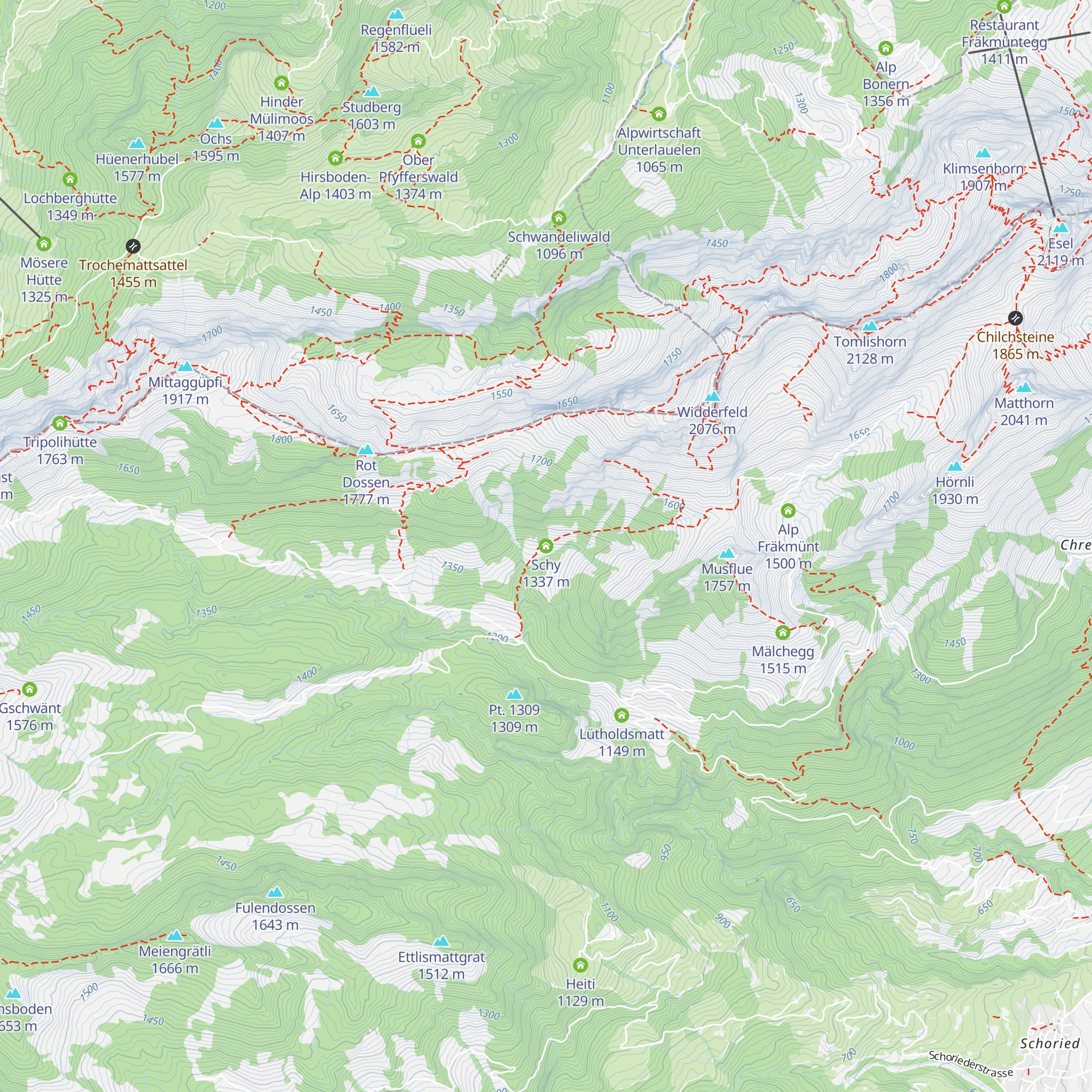 Schy map