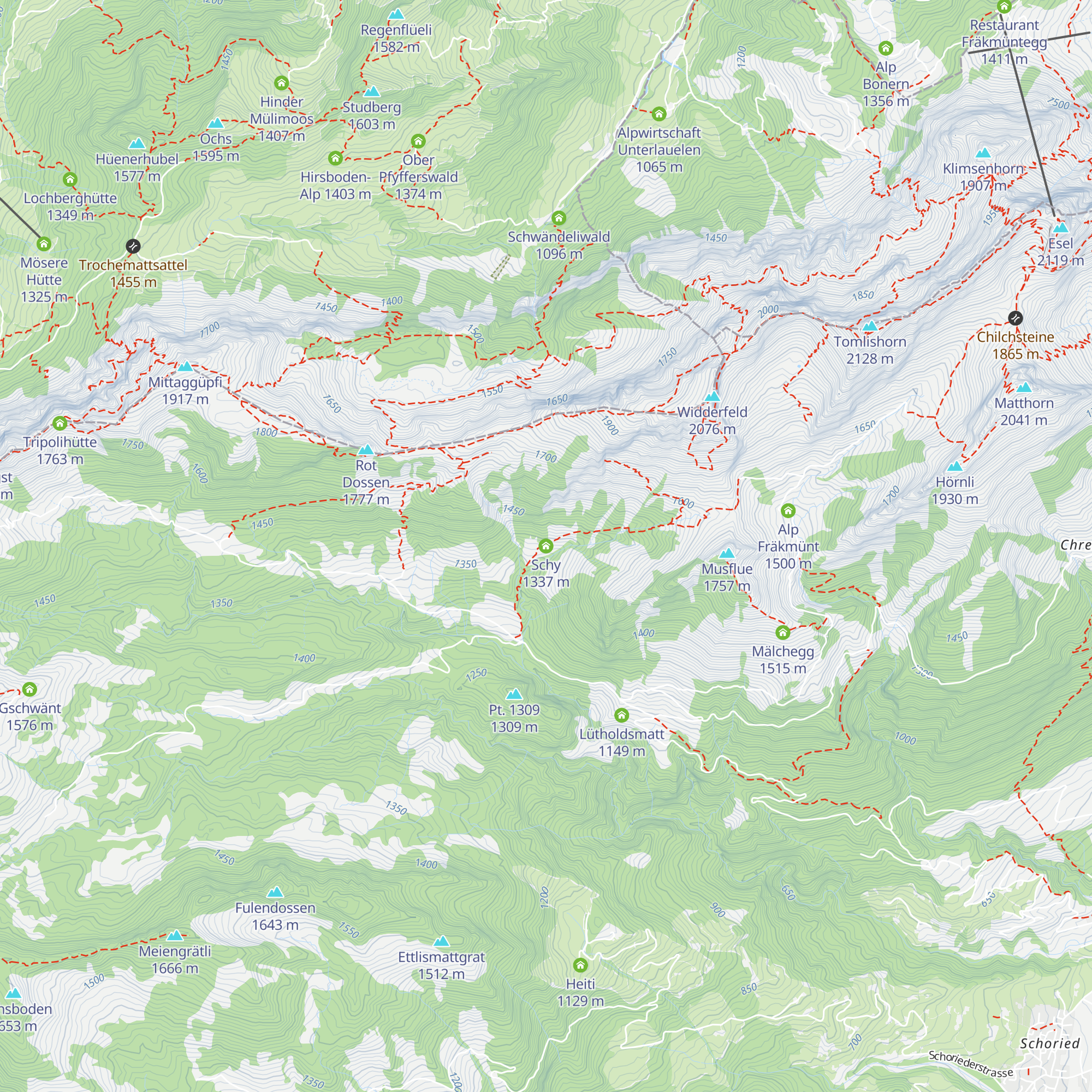 Schy map