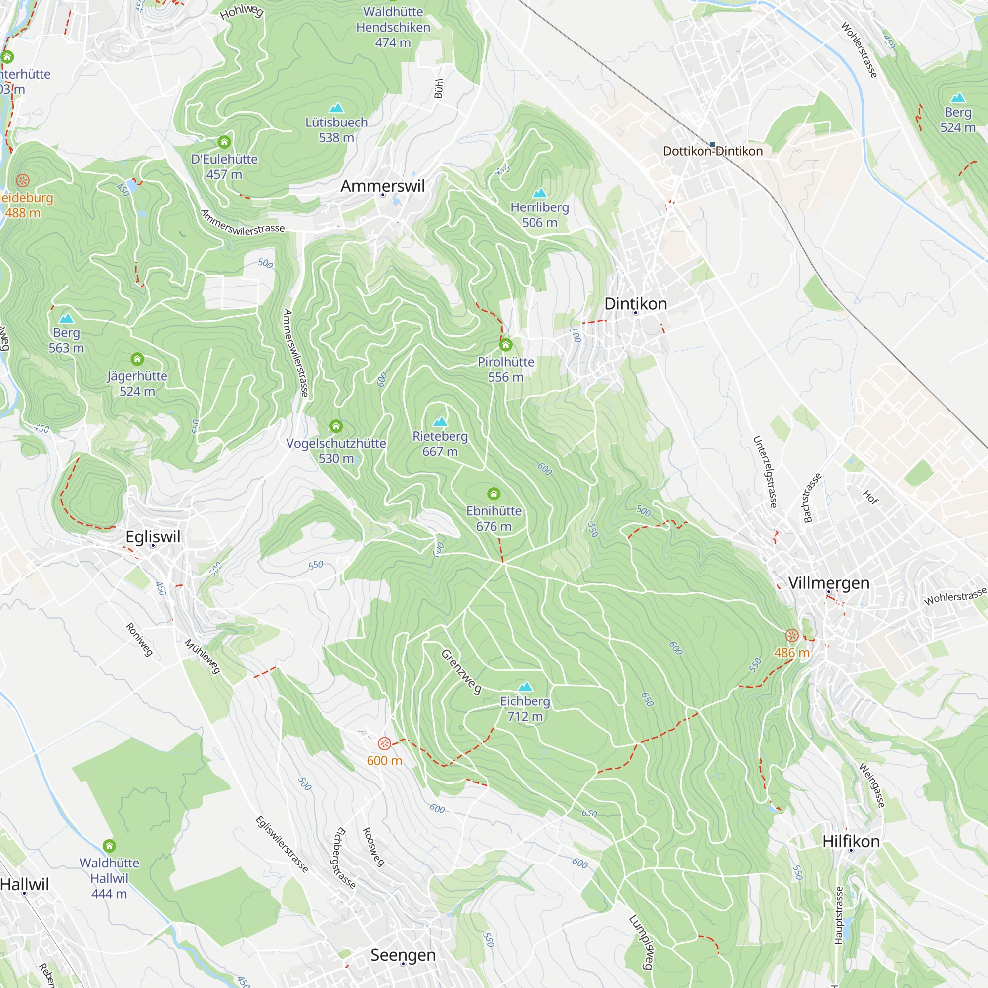 Ebnihütte map