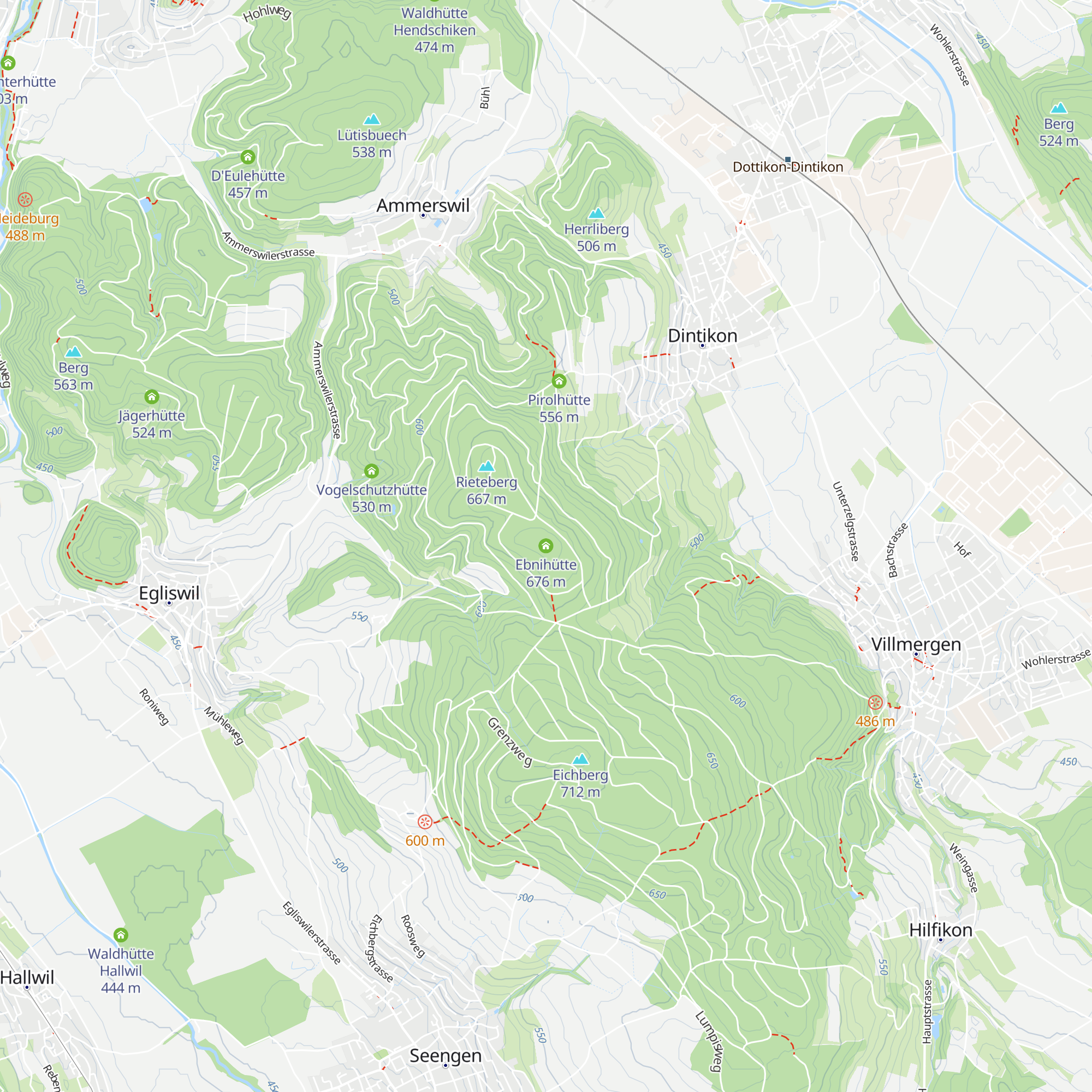 Ebnihütte map