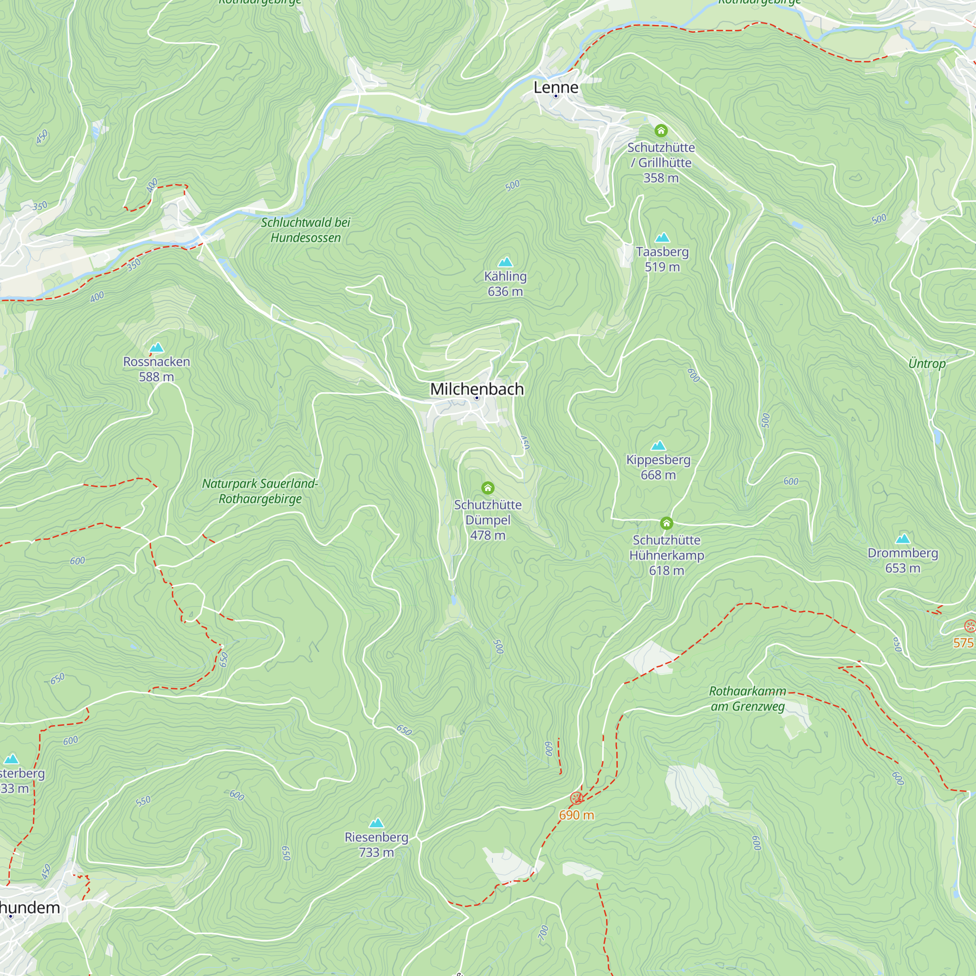 Schutzhütte Dümpel map