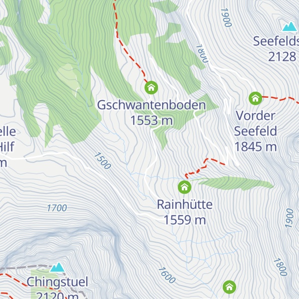 Map of Oberrischhütte
