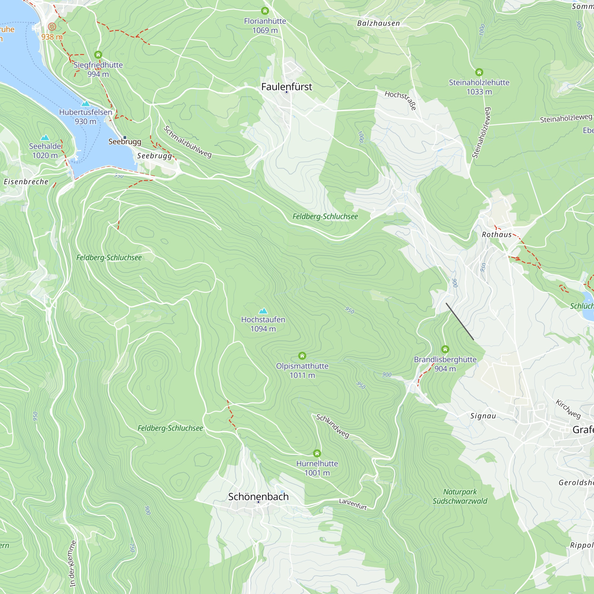 Rehwinkelhütte map