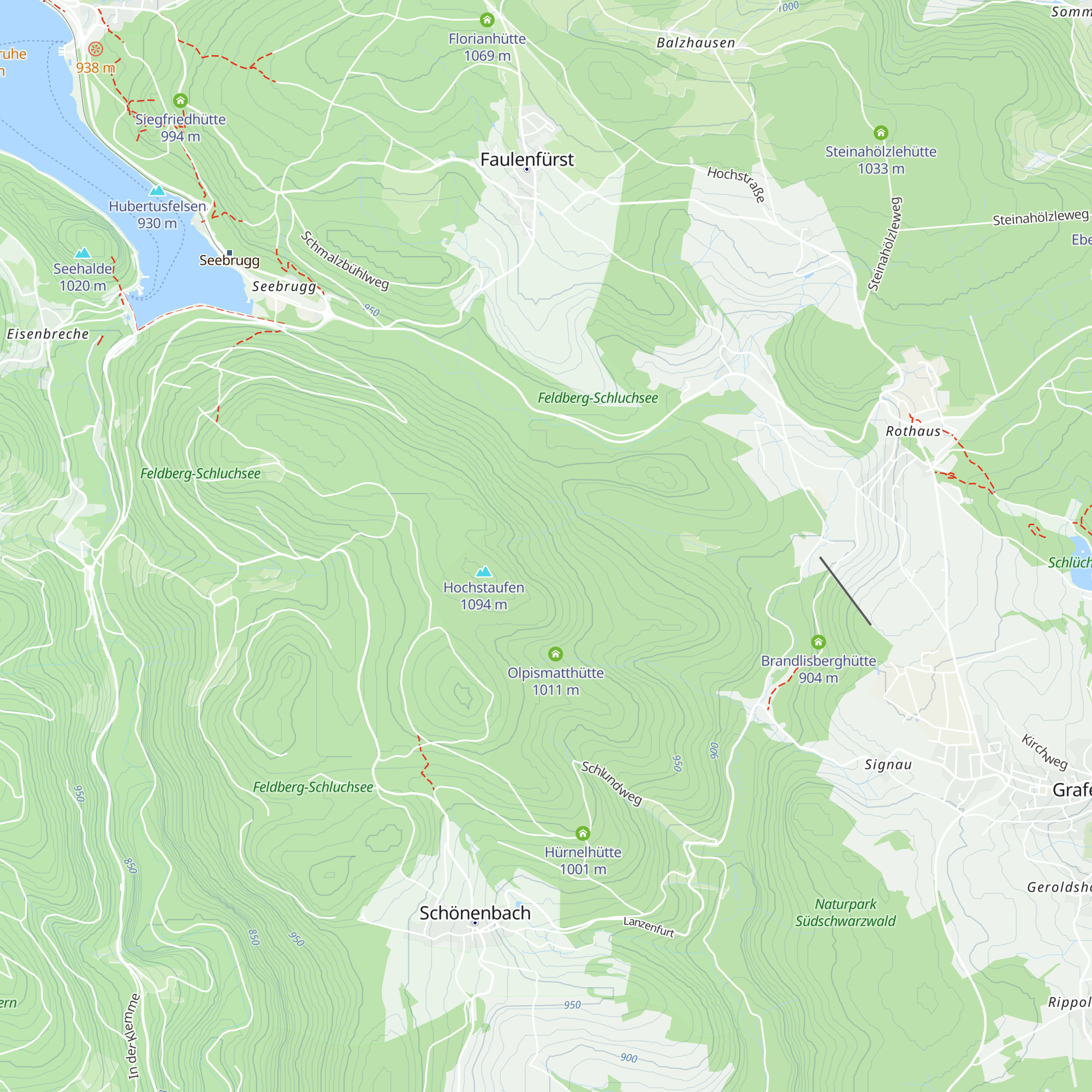 Rehwinkelhütte map