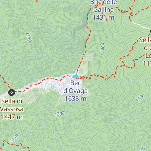 Map of Bec d'Ovaga