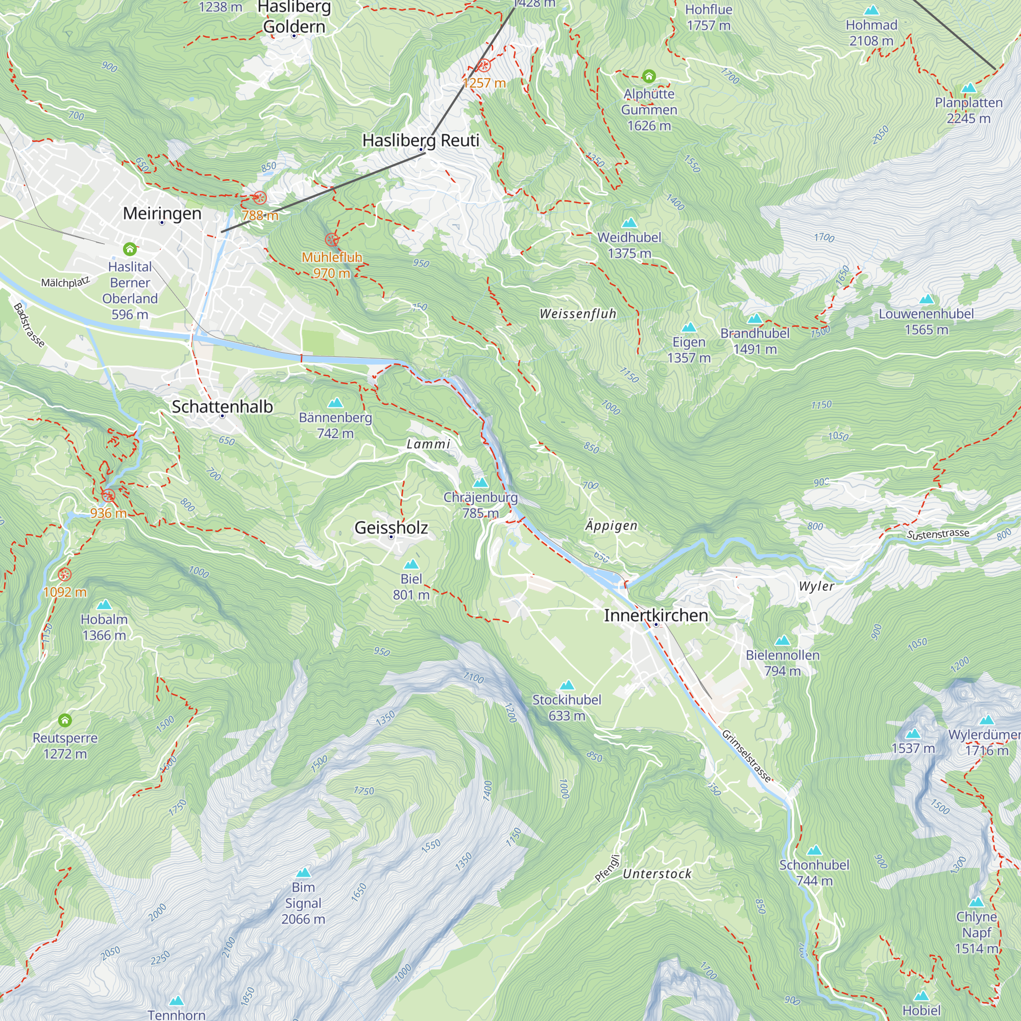 Schluchthittli map