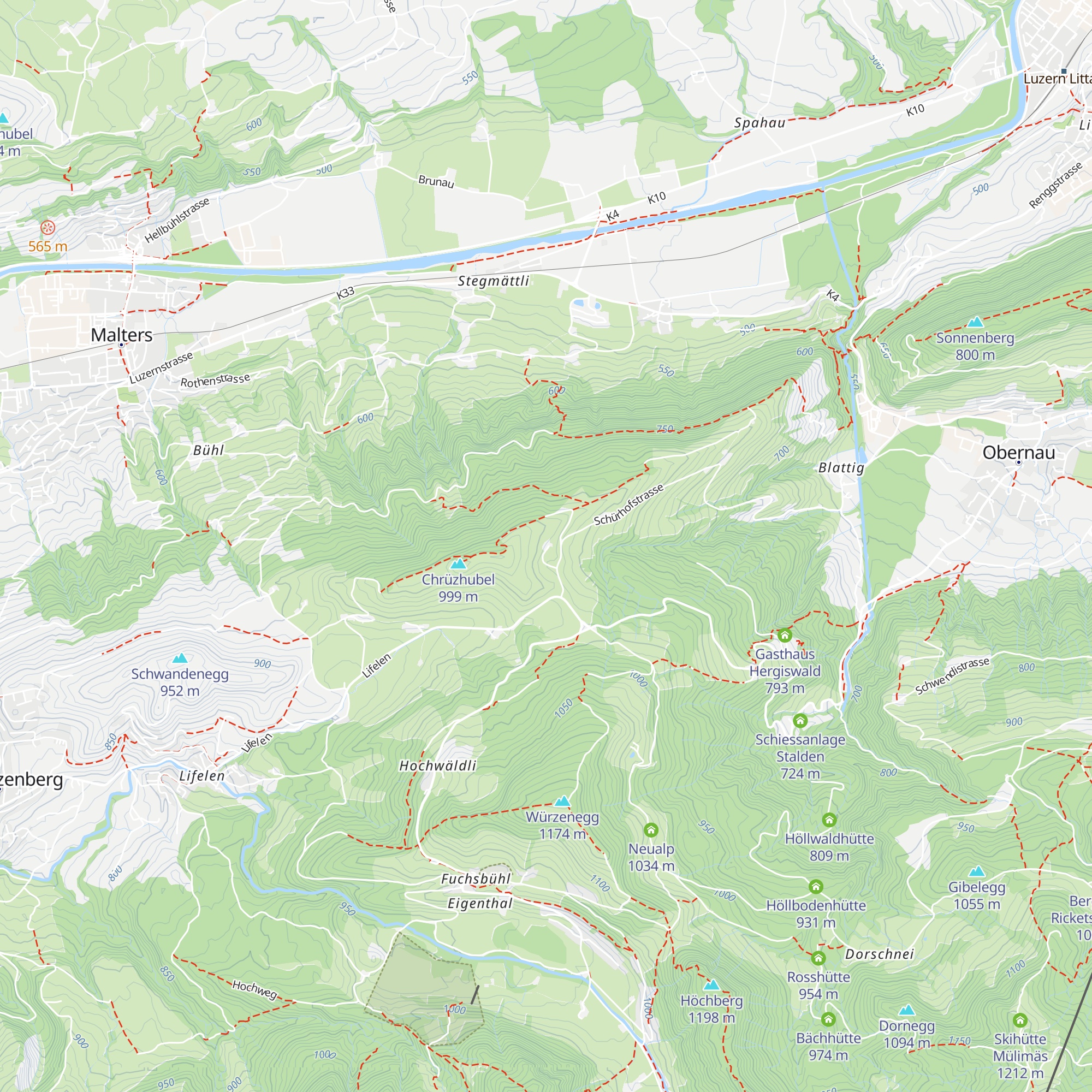 Therapiezentrum Lehn map