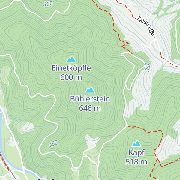 Map of Bühlerstein