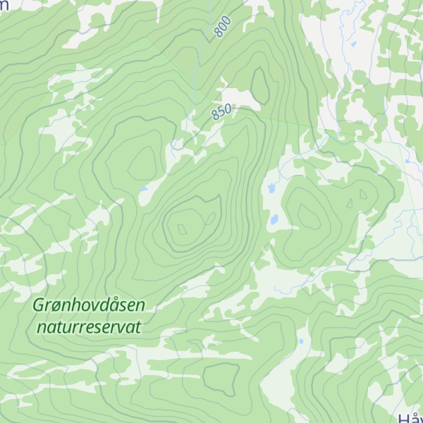 Map of Grønhovdstandarden