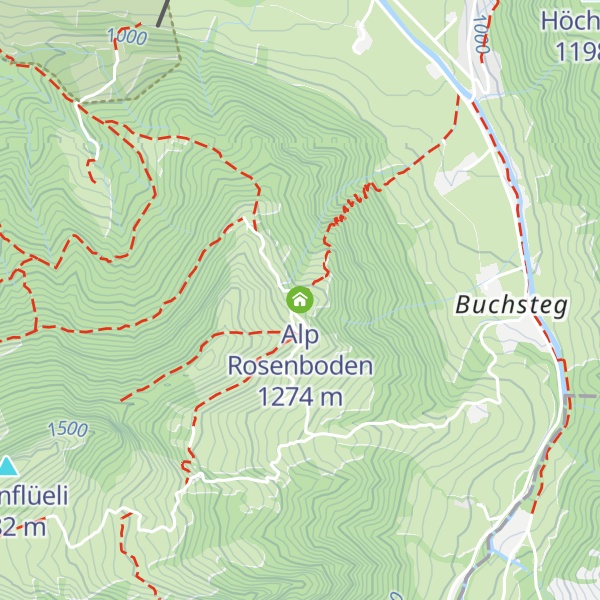 Map of Alp Rosenboden