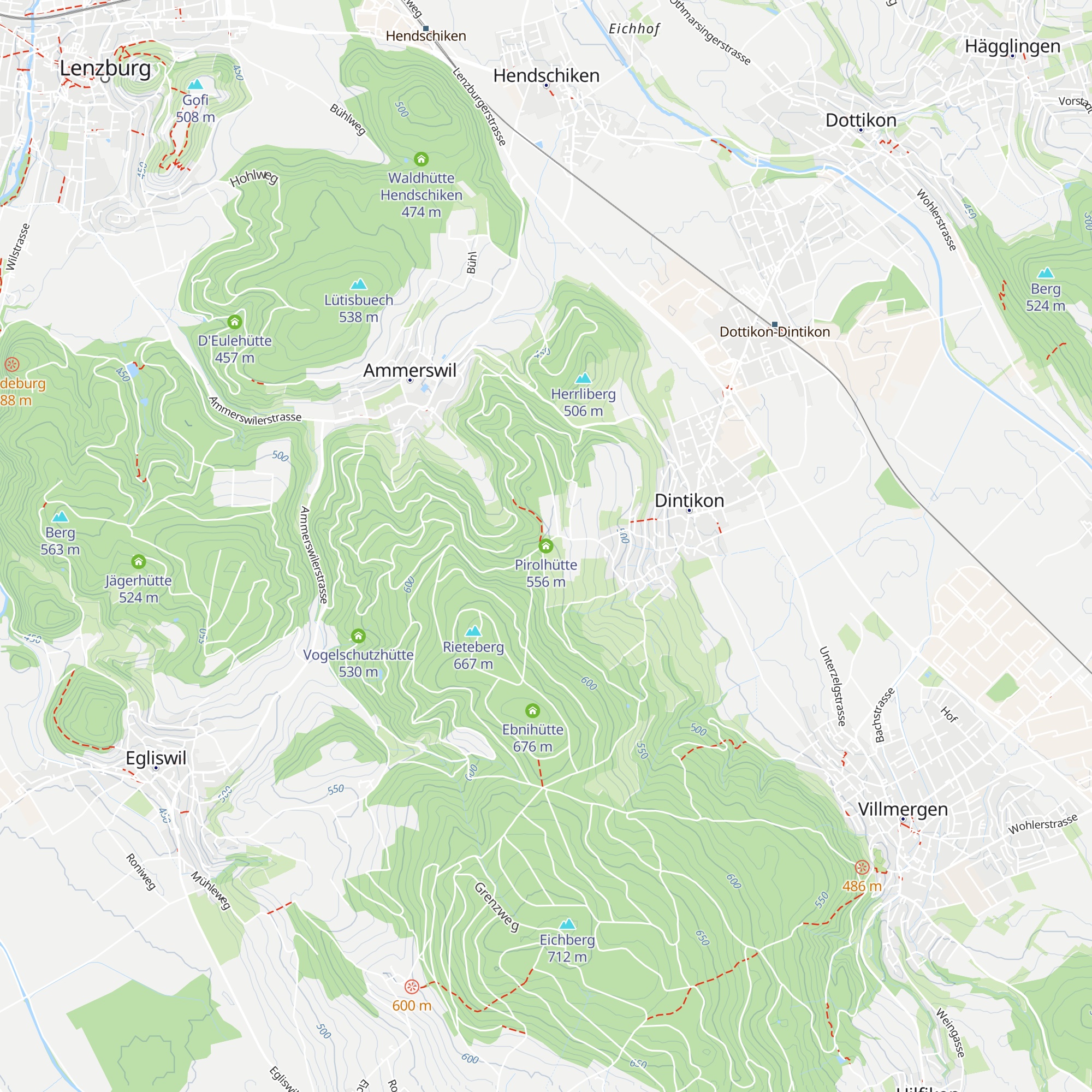 Pirolhütte map