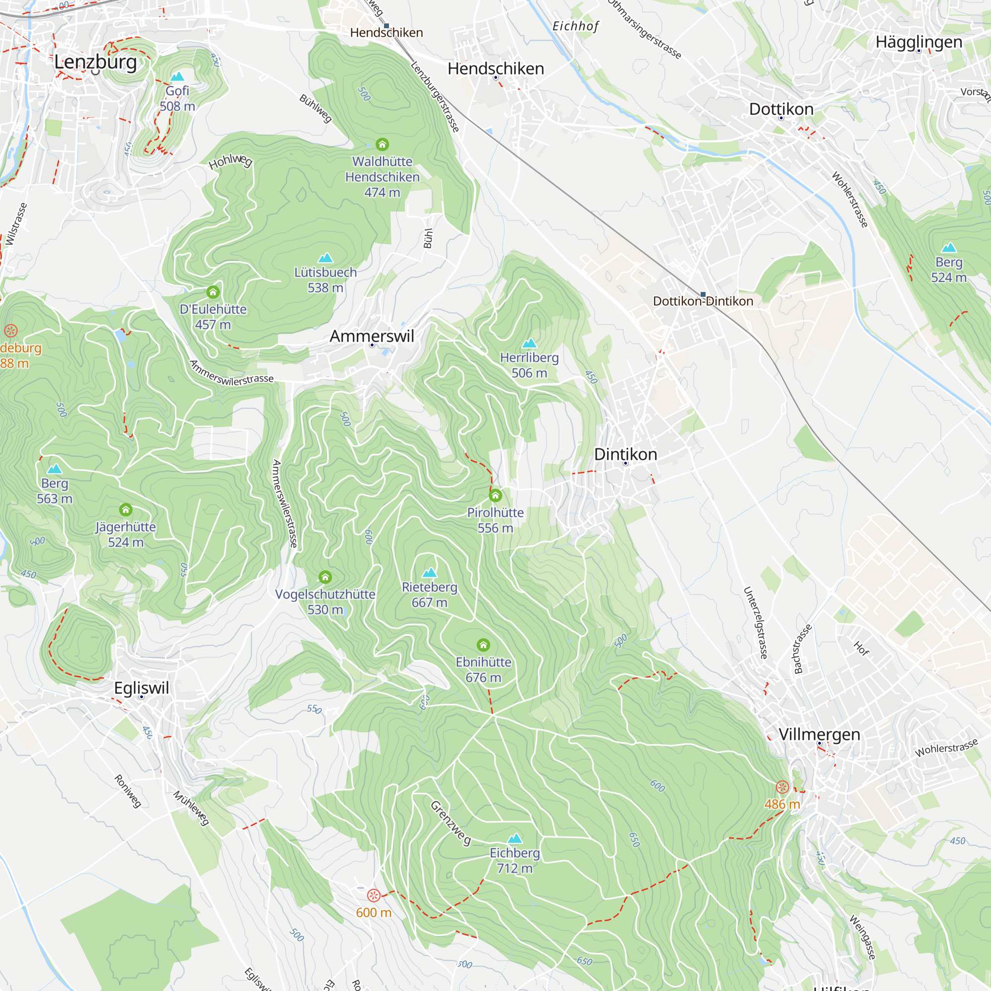 Pirolhütte map
