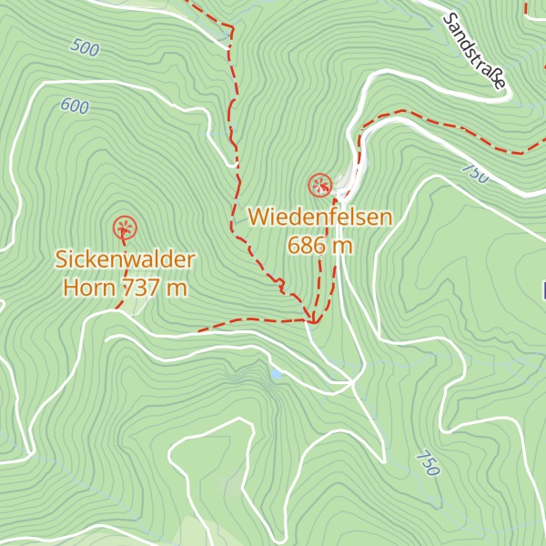 Map of Gertelbachhütte