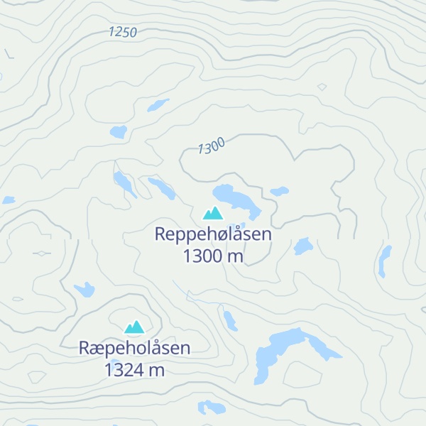 Map of Reppehølåsen