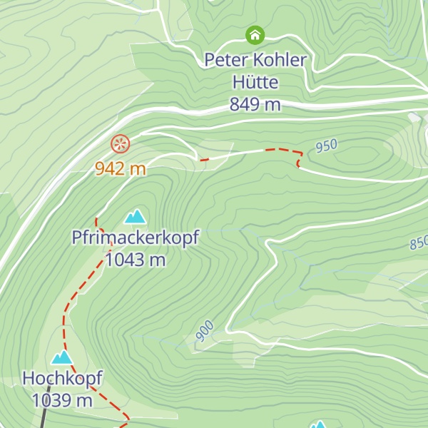 Map of Skihütte Ottersweier