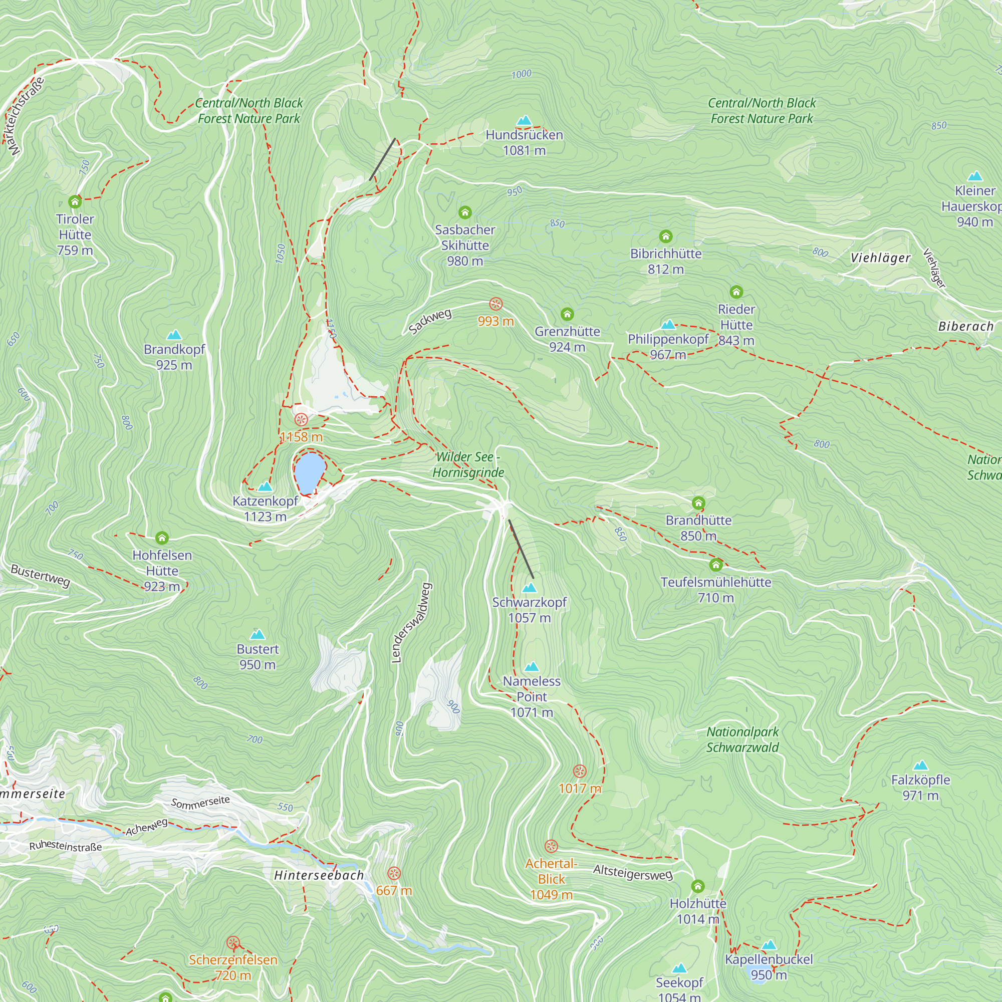 Rasthütte Seibelseckle map