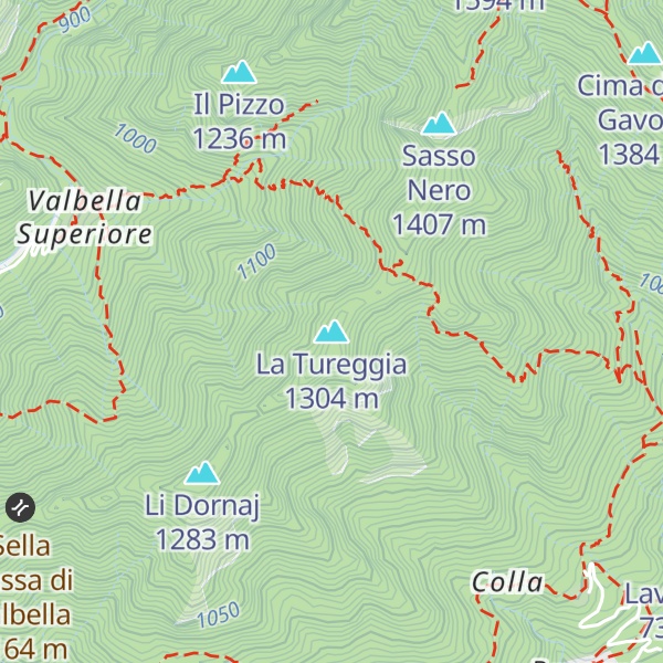 Map of La Tureggia