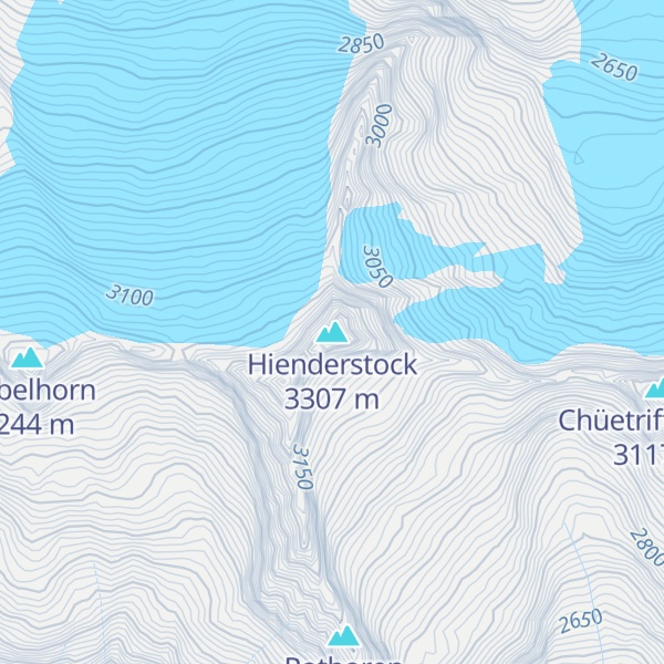 Map of Hienderstock