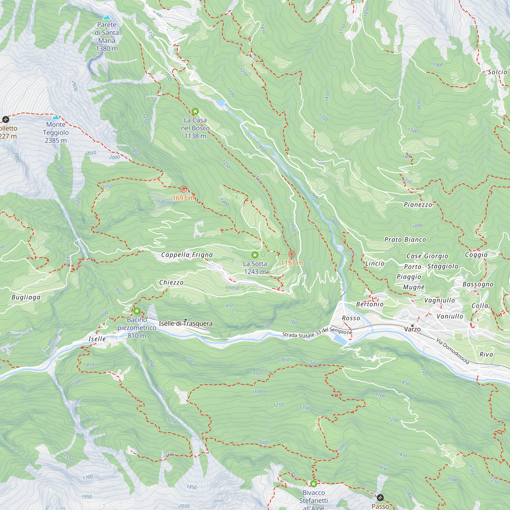 La Sotta map