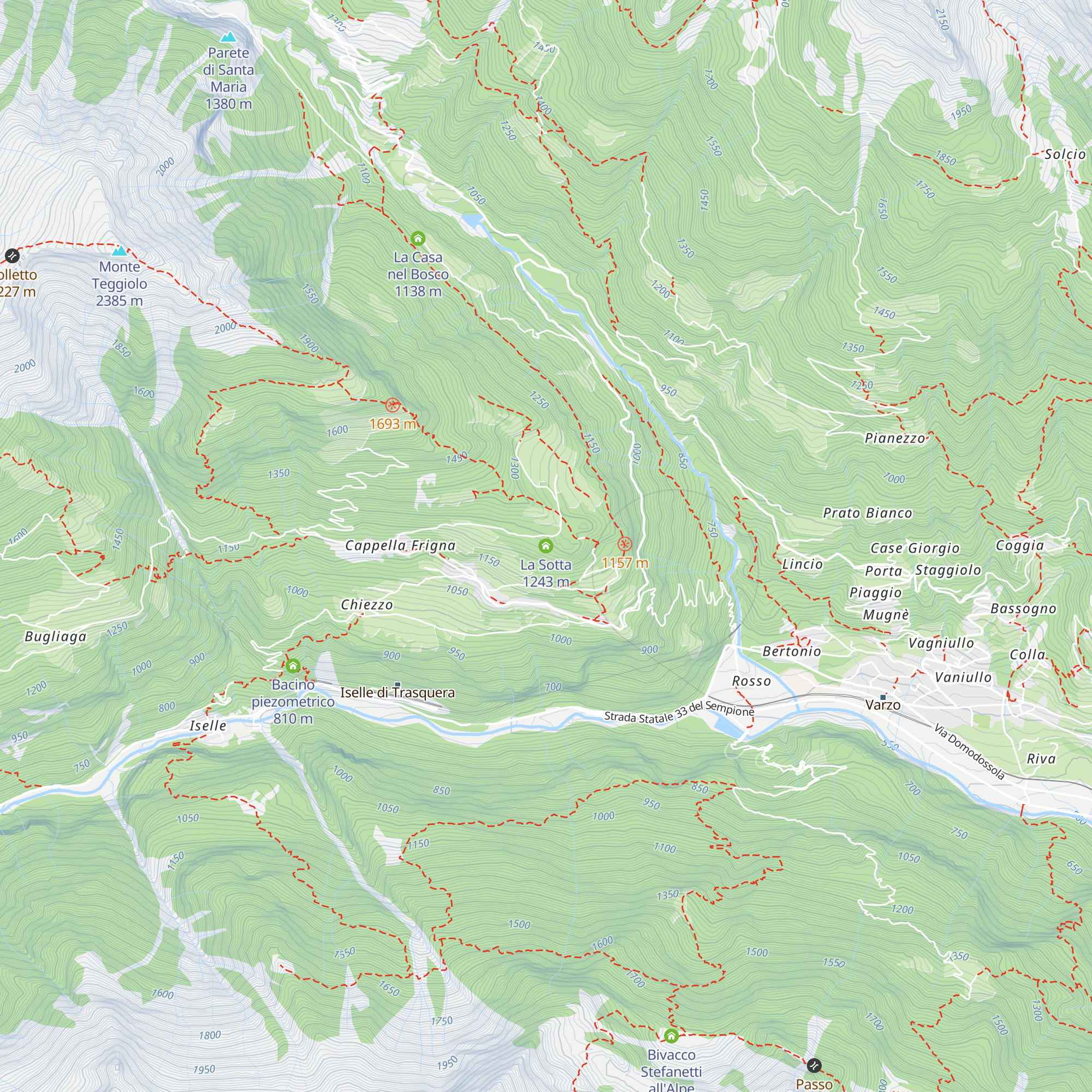La Sotta map