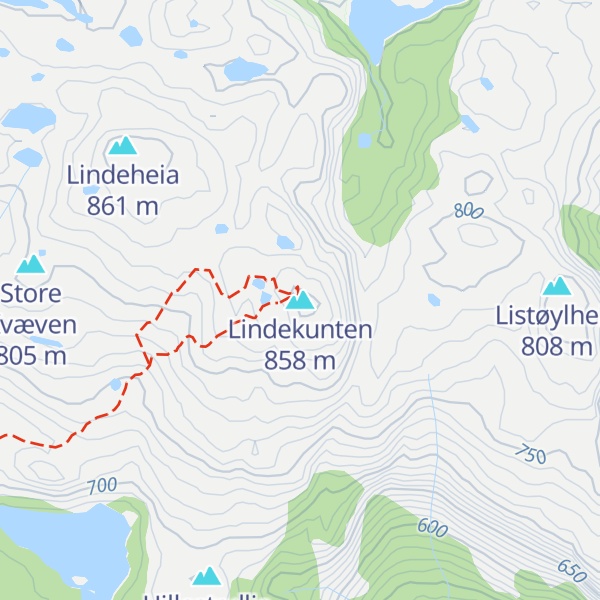 Map of Lindekunten