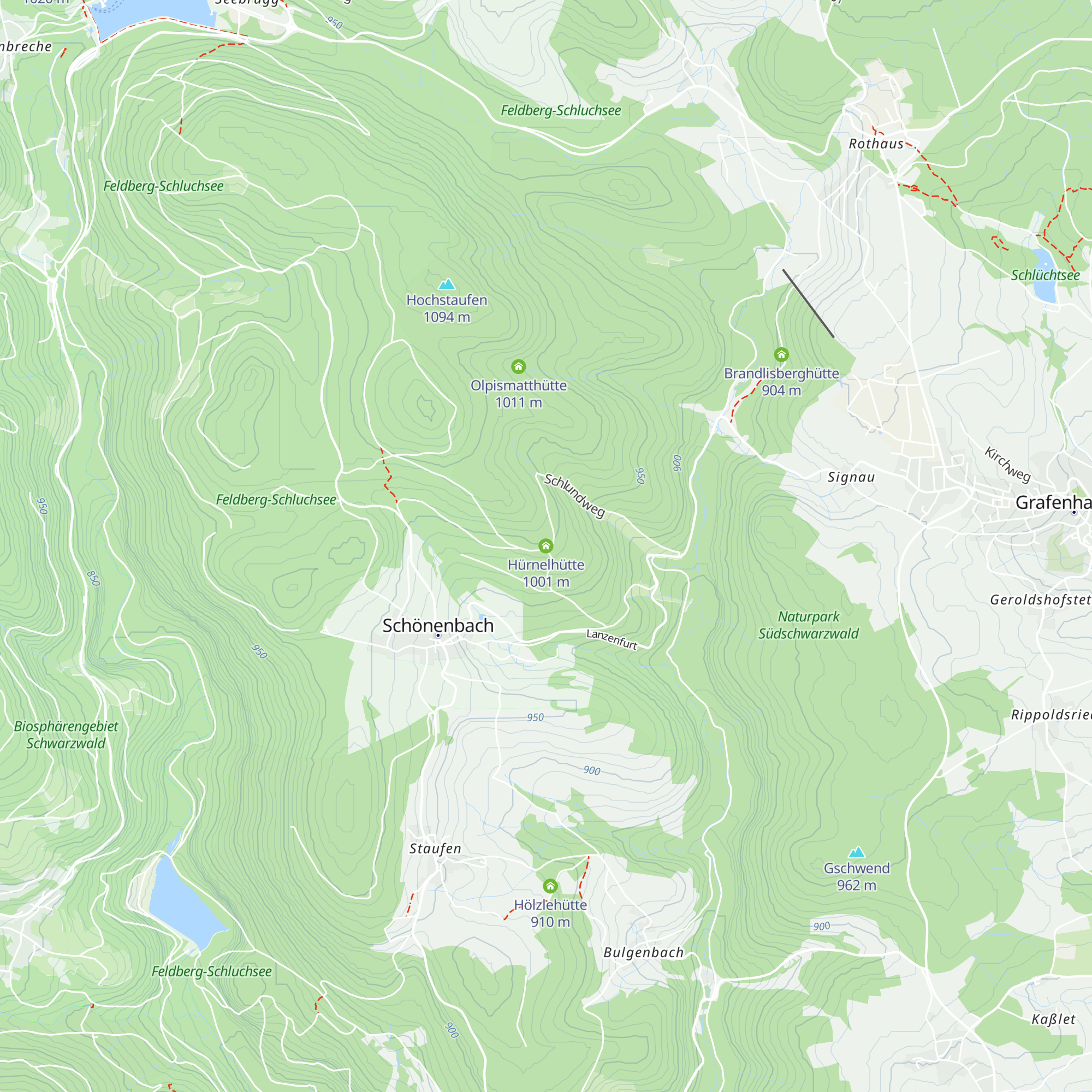 Hürnelhütte map