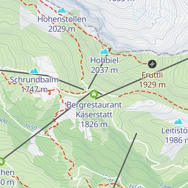 Map of Bergrestaurant Käserstatt