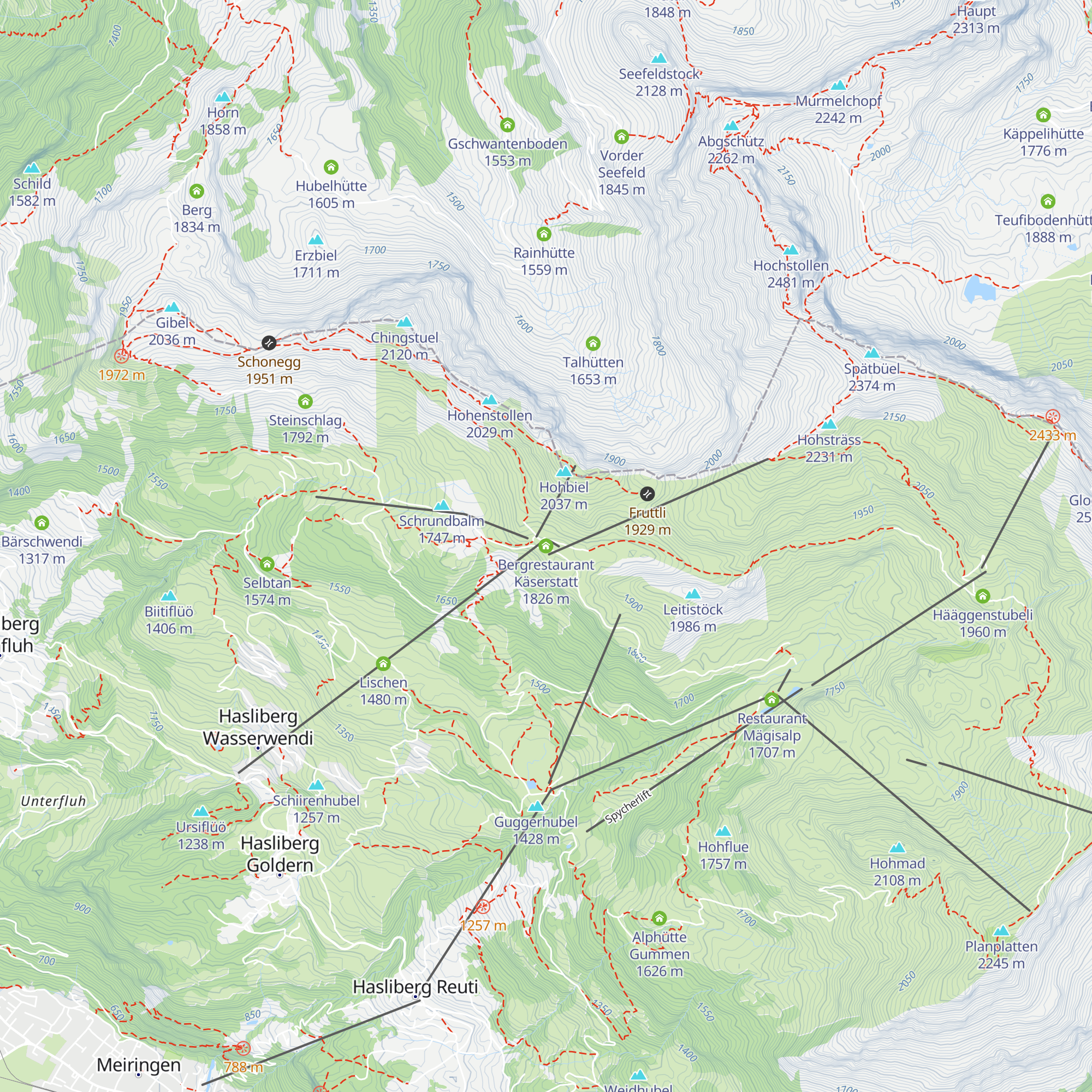 Bergrestaurant Käserstatt map