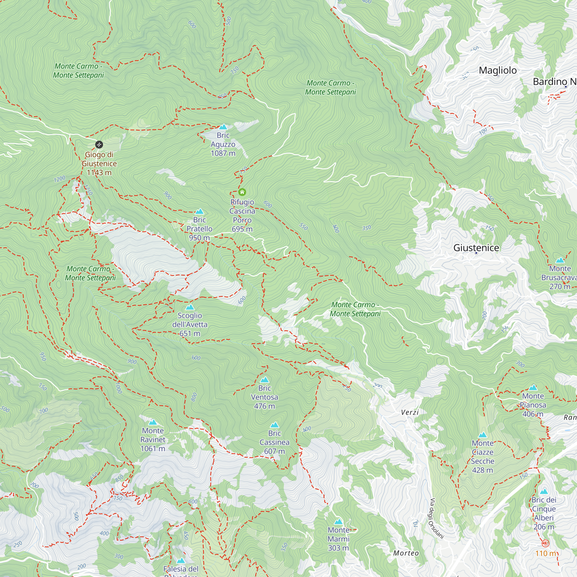 Cascina Celestin Ca du Baffo map