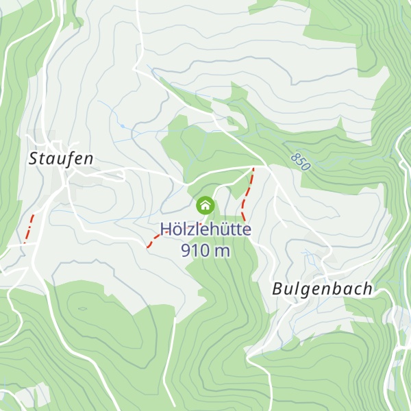 Map of Hölzlehütte