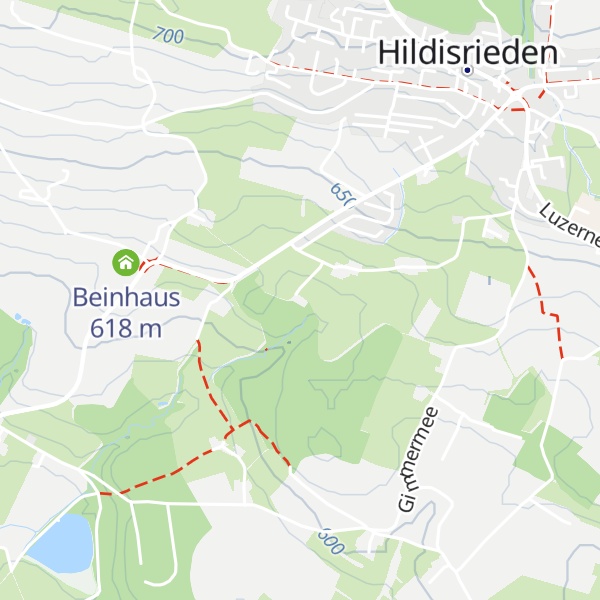 Map of Abwasserreinigungsanlage (ARA)