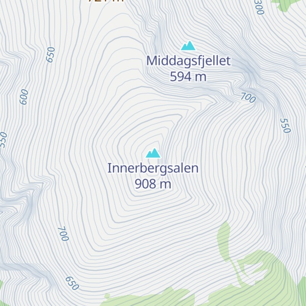 Map of Innerbergsalen