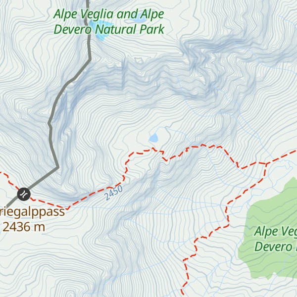 Map of Bivacco Combi e Lanza