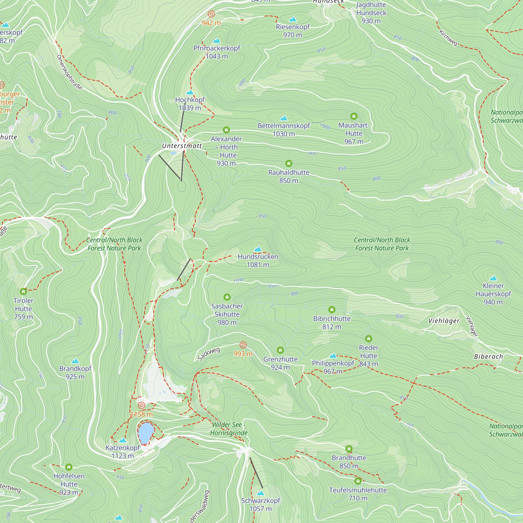 Wimmerhütte map