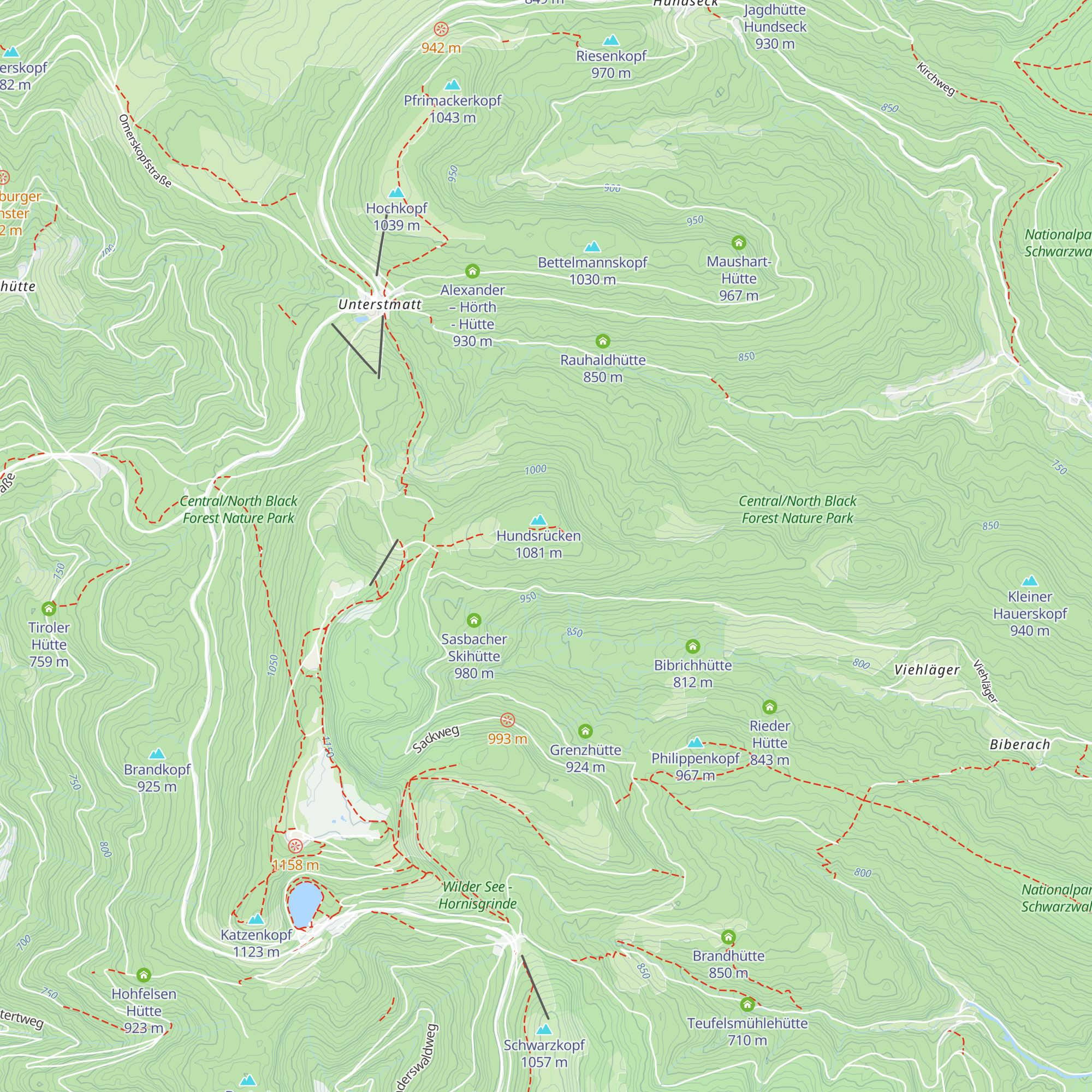 Wimmerhütte map