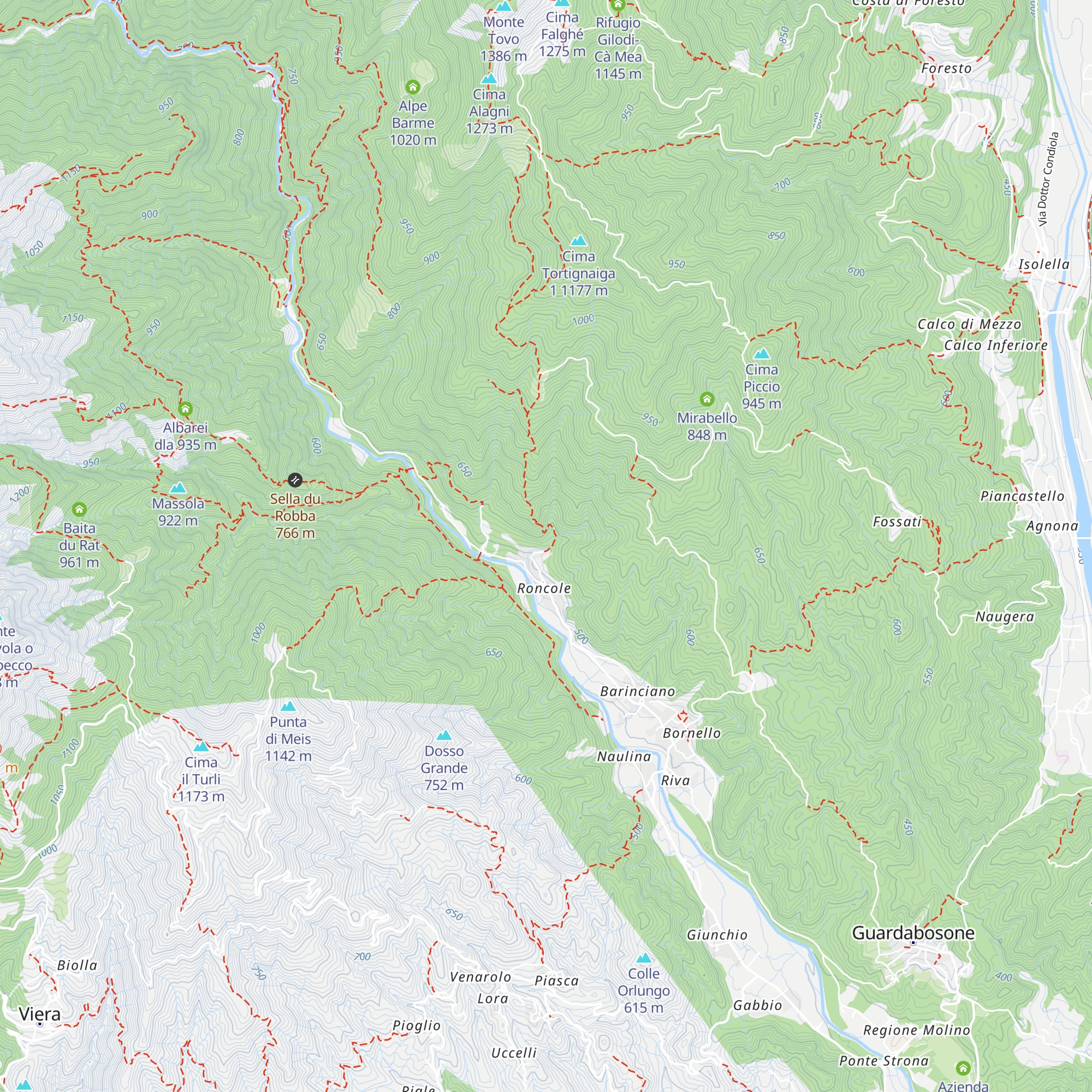 Mulino Strarobbo map