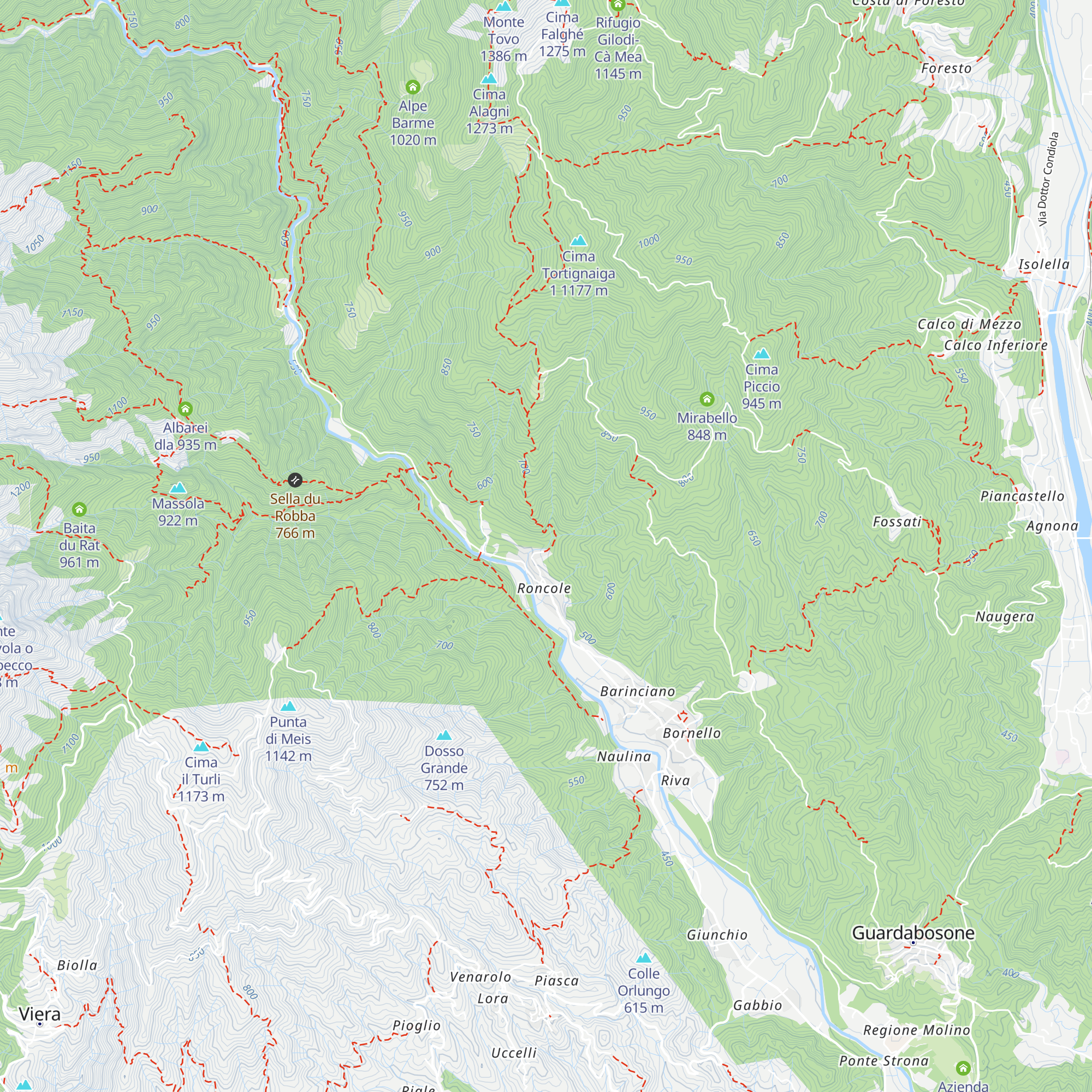 Mulino Strarobbo map