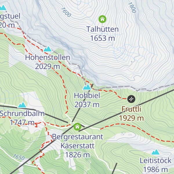 Map of Hohbiel