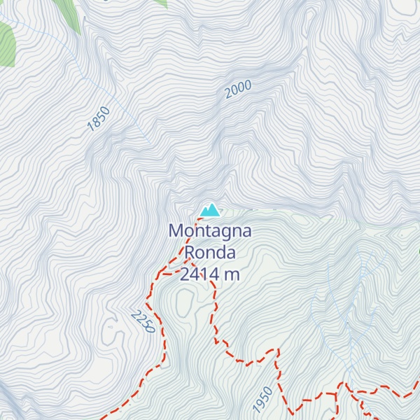 Map of Montagna Ronda