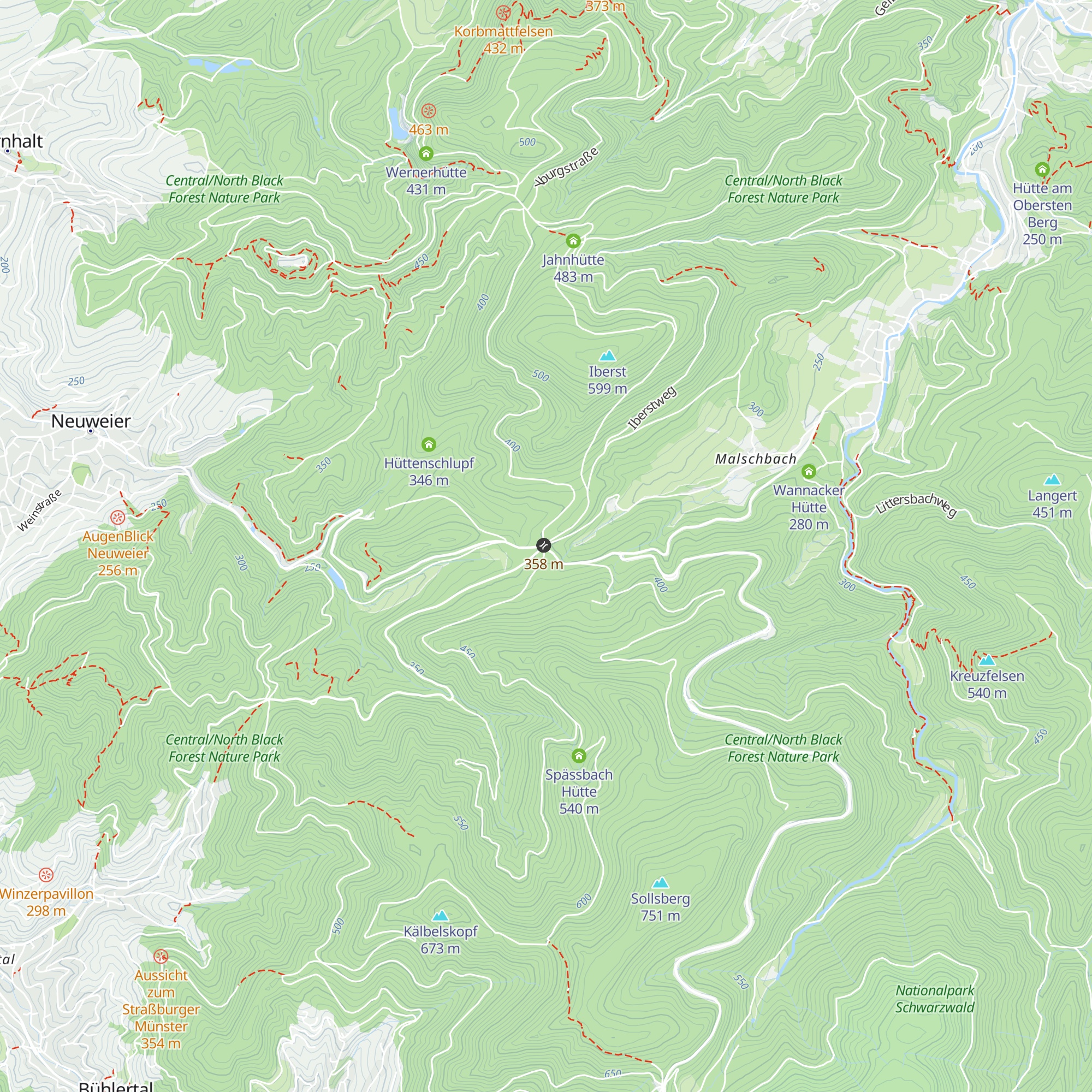 Zimmerplatzhütte map