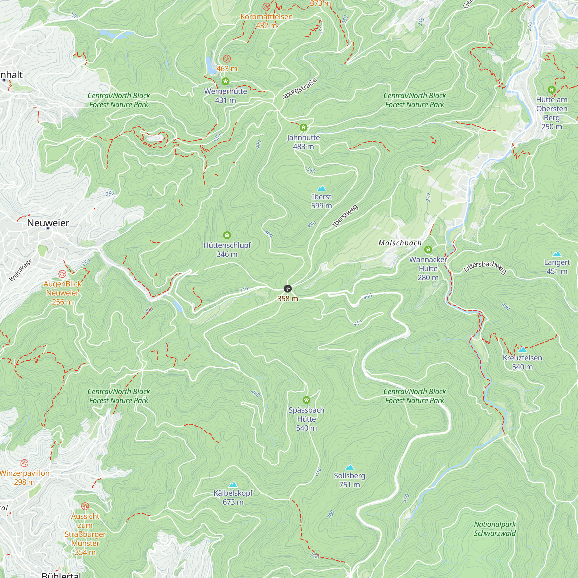 Zimmerplatzhütte map
