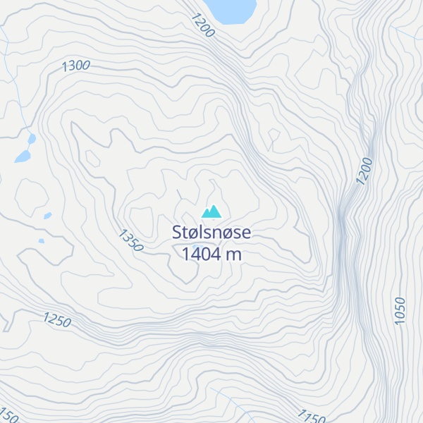 Map of Stølsnøse