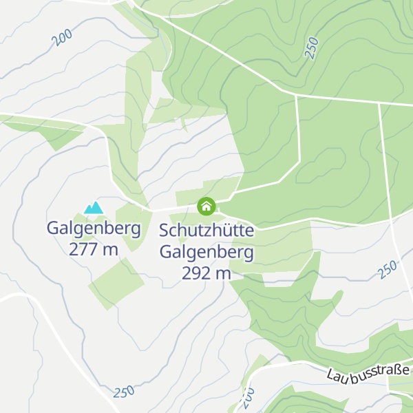Map of Schutzhütte Galgenberg