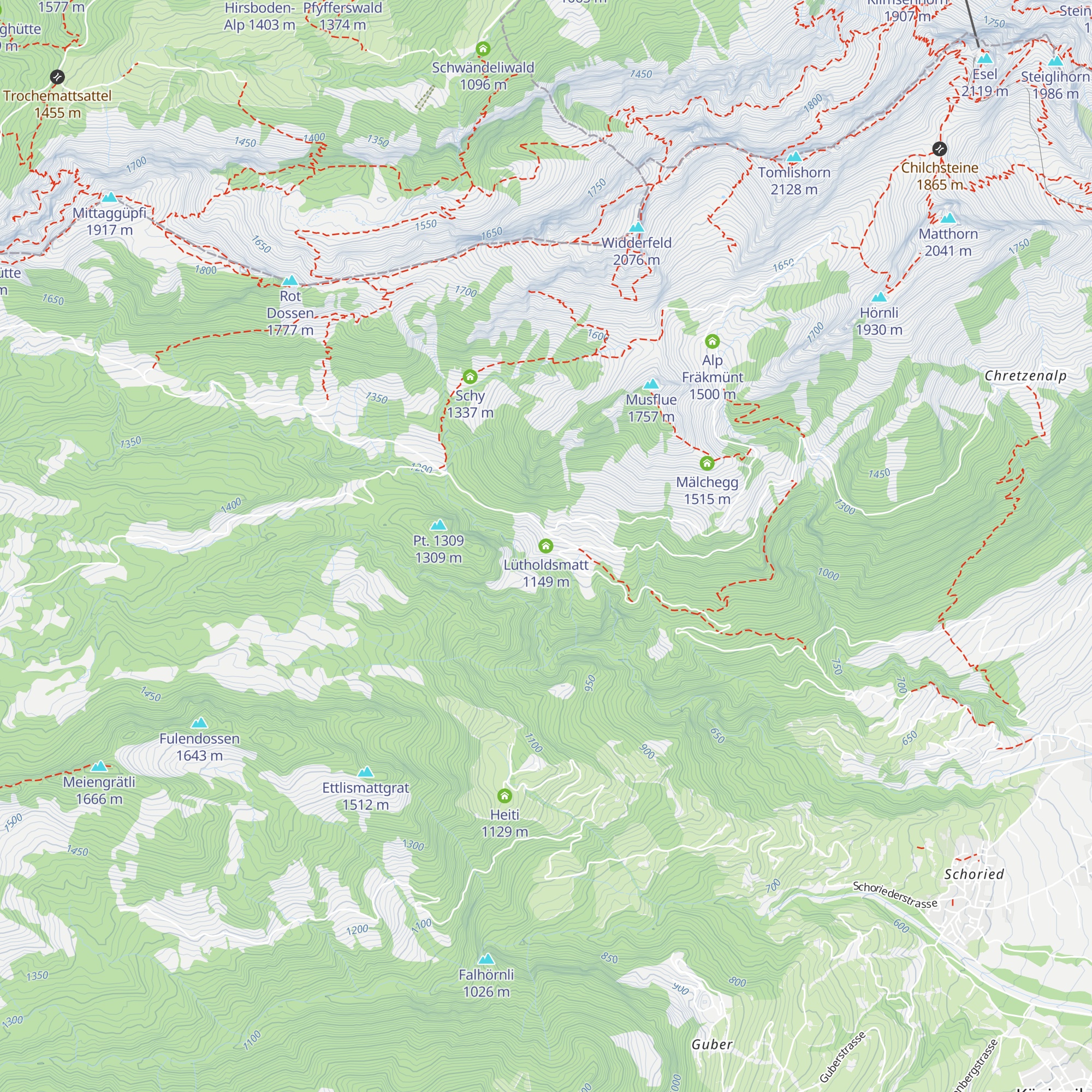 Lütholdsmatt map