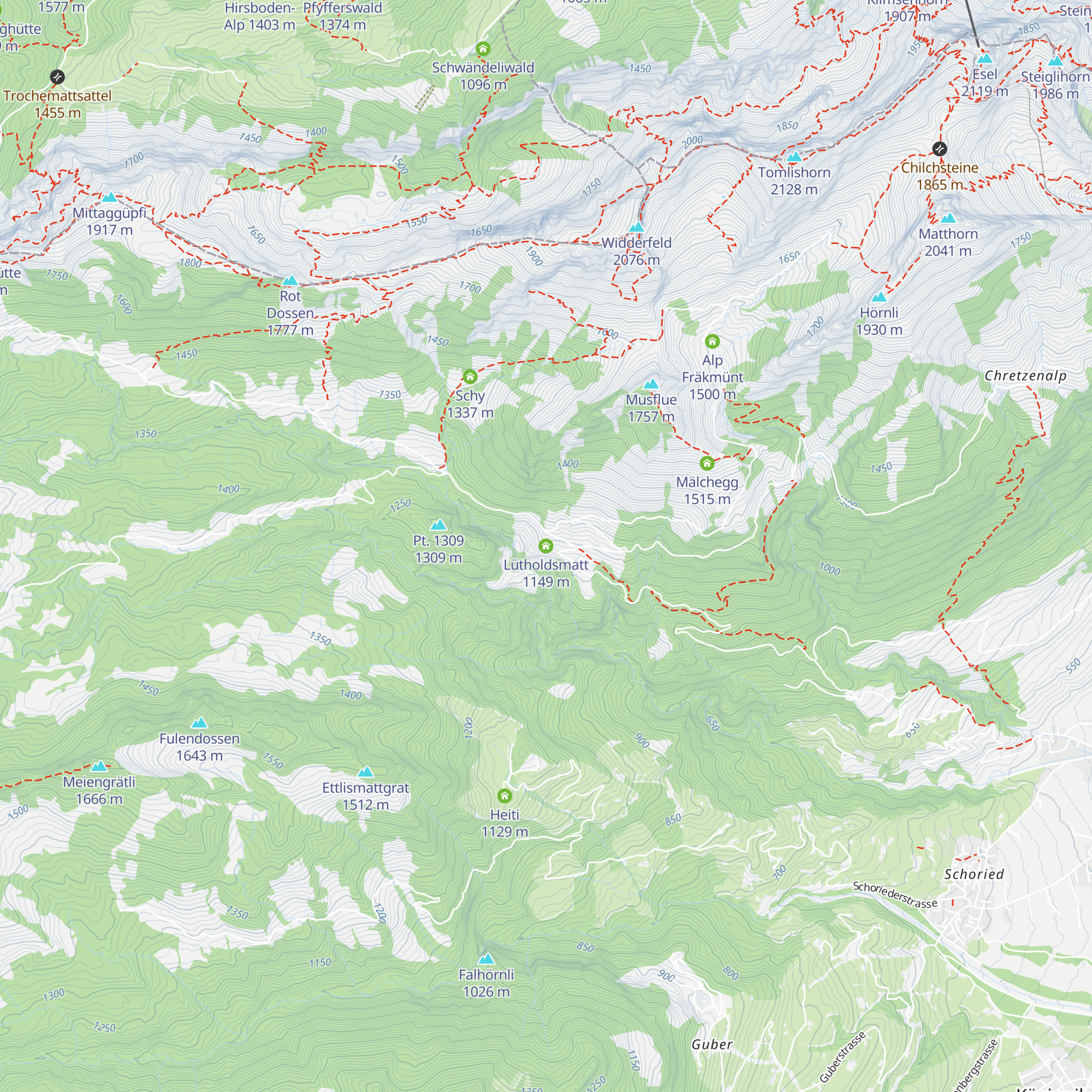 Lütholdsmatt map