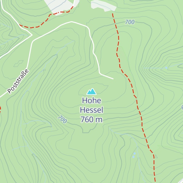 Map of Hohe Hessel