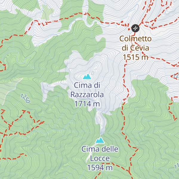 Map of Balma Rossa